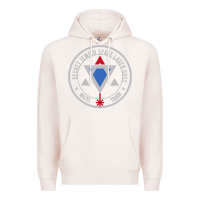 Pale Pink Secret Jewish Space Laser Corps Mazel Tov Funny Prank Premium Hoodie - longCreatives