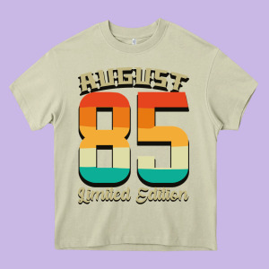 August 85 Limited Edition Heavy Core Tee Designed By Bettercallsaul