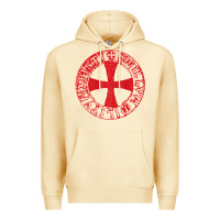 Pina Colada Mens Crusader Knight  Knights Templar Cross T  Badge Premium Hoodie - longCreatives