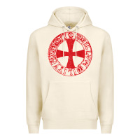 Tofu Mens Crusader Knight  Knights Templar Cross T  Badge Premium Hoodie - longCreatives