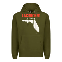 Army Green lacoochee florida usa state america travel floridian t shirt Premium Hoodie - longCreatives
