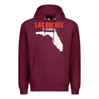 Burgundy lacoochee florida usa state america travel floridian t shirt Premium Hoodie - longCreatives