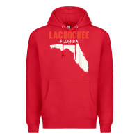 Red lacoochee florida usa state america travel floridian t shirt Premium Hoodie - longCreatives