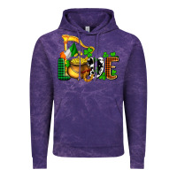 Cloud Purple St. Patrick's Love and golds Vintage Hoodie - OliviaCreatesArt