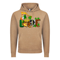 Vintage Coffee St. Patrick's Love and golds Vintage Hoodie - OliviaCreatesArt