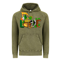 Vintage Olive St. Patrick's Love and golds Vintage Hoodie - OliviaCreatesArt