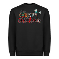 Black keep christ in christmas Heavyweight Sweatshirt - CowhideDigitalArt