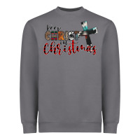 Storm keep christ in christmas Heavyweight Sweatshirt - CowhideDigitalArt