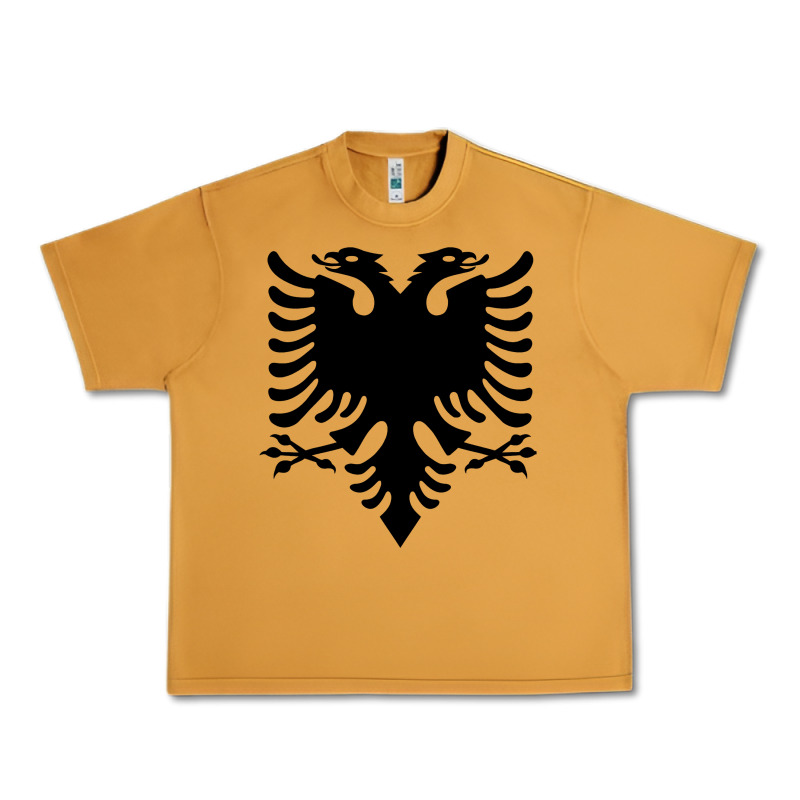 Albanian Flag Eagle Double Red Albania Shqipe Kosovo Urban Heavy Tee by longCreatives | Teevron