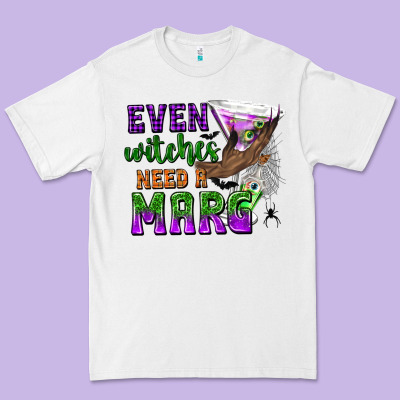 Even Witches Need A Marg Premium Tee Designed By Texasbilliewilder
