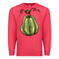Cardinal gourd green pumpkin Premium Sweatshirt - BarkalooDesign