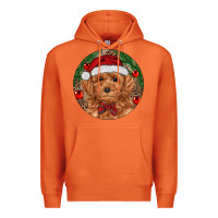 Carrot Christmas Toy Poodle Premium Hoodie - RanaPortraitStore