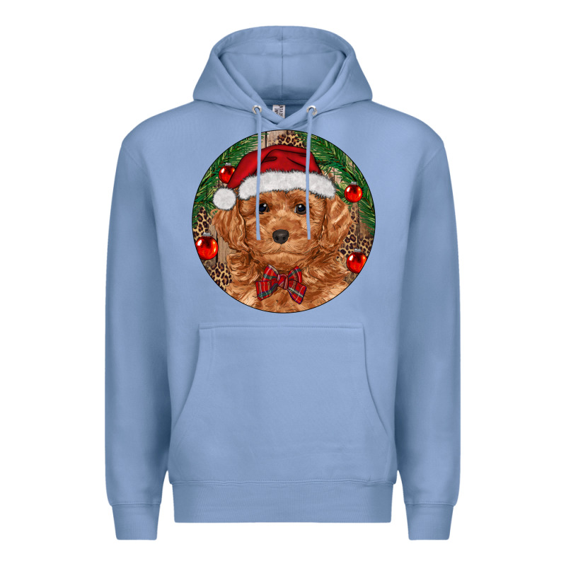 Christmas Toy Poodle Premium Hoodie by RanaPortraitStore | Teevron