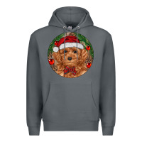 Rock Christmas Toy Poodle Premium Hoodie - RanaPortraitStore