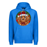 True Royal Christmas Toy Poodle Premium Hoodie - RanaPortraitStore