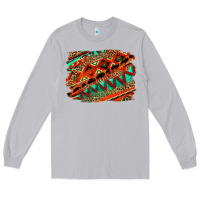 Moon Dust western aztec background pattern Long Sleeve Tee - OliviaCreatesArt
