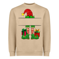 Mushroom christmas elf custom name Heavyweight Sweatshirt - Artiststas