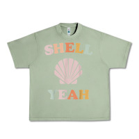 Oil Green vintage retro shell yeah beach tropical vacation gifts t shirt Urban Heavy Tee - longCreatives