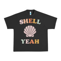 Pigment Black vintage retro shell yeah beach tropical vacation gifts t shirt Urban Heavy Tee - longCreatives