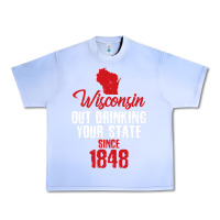 Grape Ice Wisconsin Out Drinking Your State Since 1848 Urban Heavy Tee - longCreatives