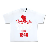 White Wisconsin Out Drinking Your State Since 1848 Urban Heavy Tee - longCreatives