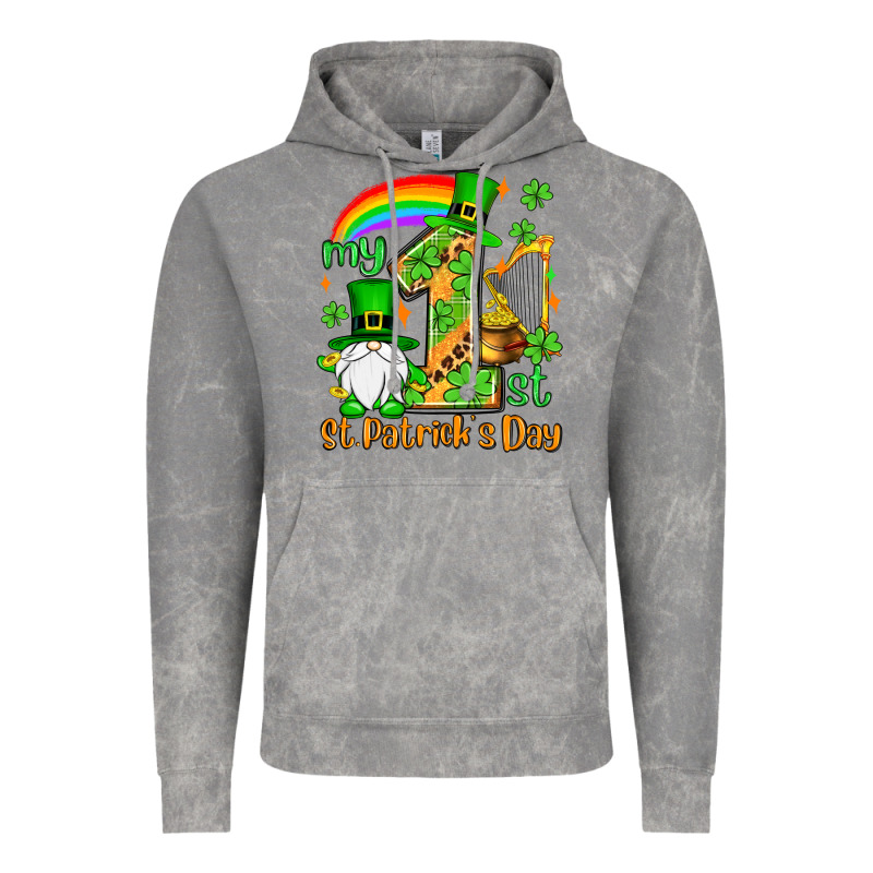 St. Patrick's My 1st St. Patrick's Day Vintage Hoodie by OliviaCreatesArt | Teevron