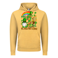 Vintage Mustard St. Patrick's My 1st St. Patrick's Day Vintage Hoodie - OliviaCreatesArt