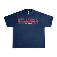 Navy Oklahoma Softball Urban Heavy Tee - longCreatives