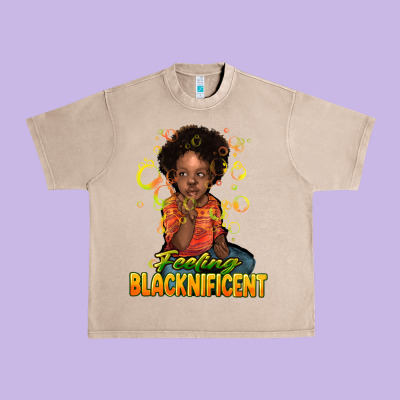 Feeling Blacknificent Urban Heavy Tee Designed By Howdyjamesfarm