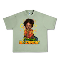 Oil Green Feeling blacknificent Urban Heavy Tee - HowdyJamesFarm