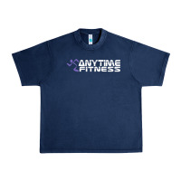 Navy Anytimes Fitness Urban Heavy Tee - longCreatives