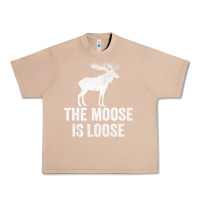 Burro The Moose Is Loose Alaska Moose Urban Heavy Tee - longCreatives