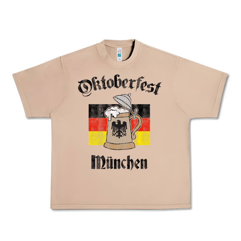 Oktoberfest München German Flag Beer Stein Urban Heavy Tee by longCreatives | Teevron
