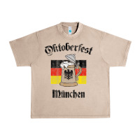 French Oak Oktoberfest München German Flag Beer Stein Urban Heavy Tee - longCreatives