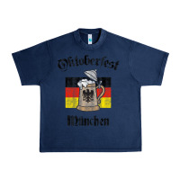 Navy Oktoberfest München German Flag Beer Stein Urban Heavy Tee - longCreatives