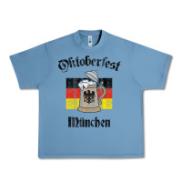 Pebble Blue Oktoberfest München German Flag Beer Stein Urban Heavy Tee - longCreatives