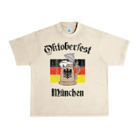 Sandshell Oktoberfest München German Flag Beer Stein Urban Heavy Tee - longCreatives