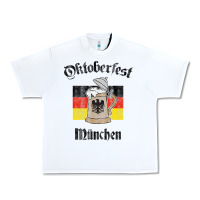 White Oktoberfest München German Flag Beer Stein Urban Heavy Tee - longCreatives
