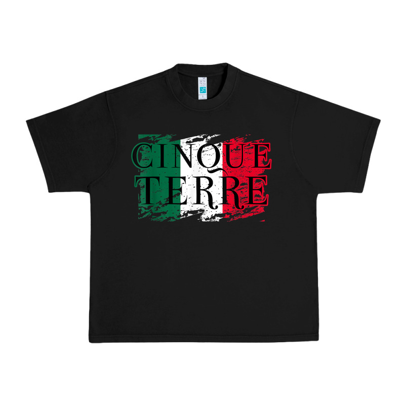 Cinque Terre Italy Travel Distressed T Shirt Urban Heavy Tee by longCreatives | Teevron