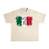 Sandshell cinque terre italy travel distressed t shirt Urban Heavy Tee - longCreatives