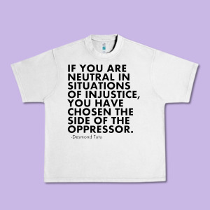 Human Rights Quote Protest Political Urban Heavy Tee Designed By Longcreatives