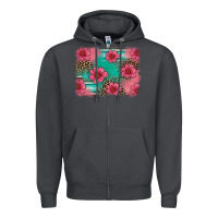 Smoke easter spring leopard serape background Zipper Hoodie - Artiststas