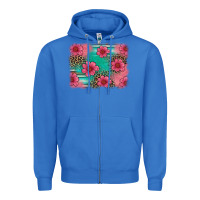True Royal easter spring leopard serape background Zipper Hoodie - Artiststas