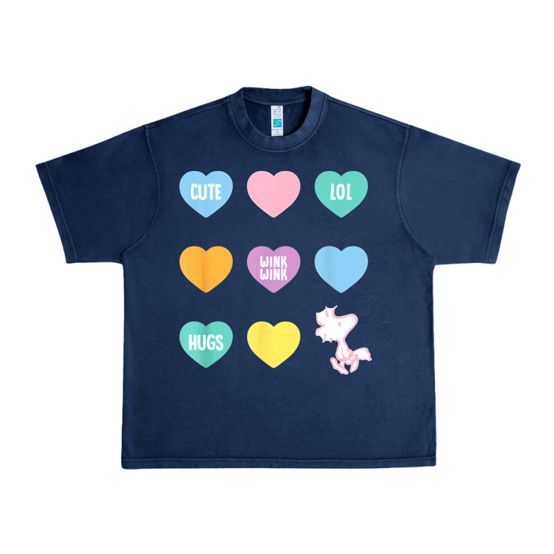 Peanuts Valentine Candy Heart Urban Heavy Tee by longCreatives | Teevron