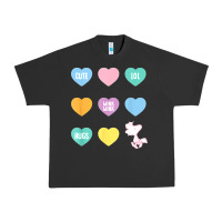 Pigment Black peanuts valentine candy heart Urban Heavy Tee - longCreatives