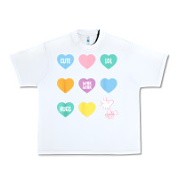 White peanuts valentine candy heart Urban Heavy Tee - longCreatives