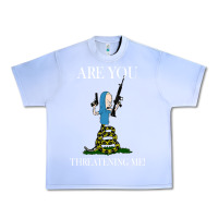 Grape Ice Are You Threatening Me Funny Cartoon Halloween Urban Heavy Tee - longCreatives