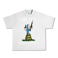 Lunar Rock Are You Threatening Me Funny Cartoon Halloween Urban Heavy Tee - longCreatives