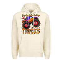 Tofu Easily Distracted By Trucks Premium Hoodie - CowhideDigitalArt