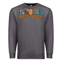 Charcoal Heather gobble till you wobble Premium Sweatshirt - BarkalooDesign